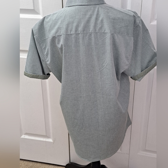NWT Craft & Flow Button Up Short Sleeve Shirt Size L - Picture 5 of 13